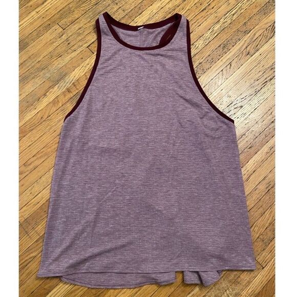 LuLuLemon heathered purple tank top - Picture 2 of 4